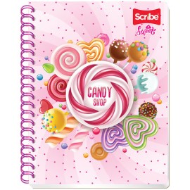 CUADERNO PROFESIONAL SCRIBE SWEET CUADRO CHICO 100 HOJAS