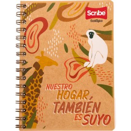 CUADERNO FORMA FRANCESA SCRIBE ECOLÓGICO CUADRO GRANDE 100 HOJAS