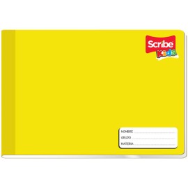 CUADERNO COSIDO FORMA ITALIANA SCRIBE KIDS CUADRO GRANDE 100 HOJAS