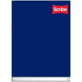 LIBRETA PEGADA FORMA FRANCESA SCRIBE CLÁSICO CUADRO GRANDE 192 HOJAS