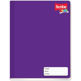 CUADERNO COSIDO FORMA FRANCESA SCRIBE KIDS CUADRO CHICO 100 HOJAS